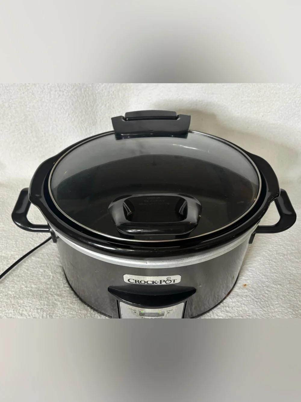 Crock-Pot Black Programmable Slow Cooker